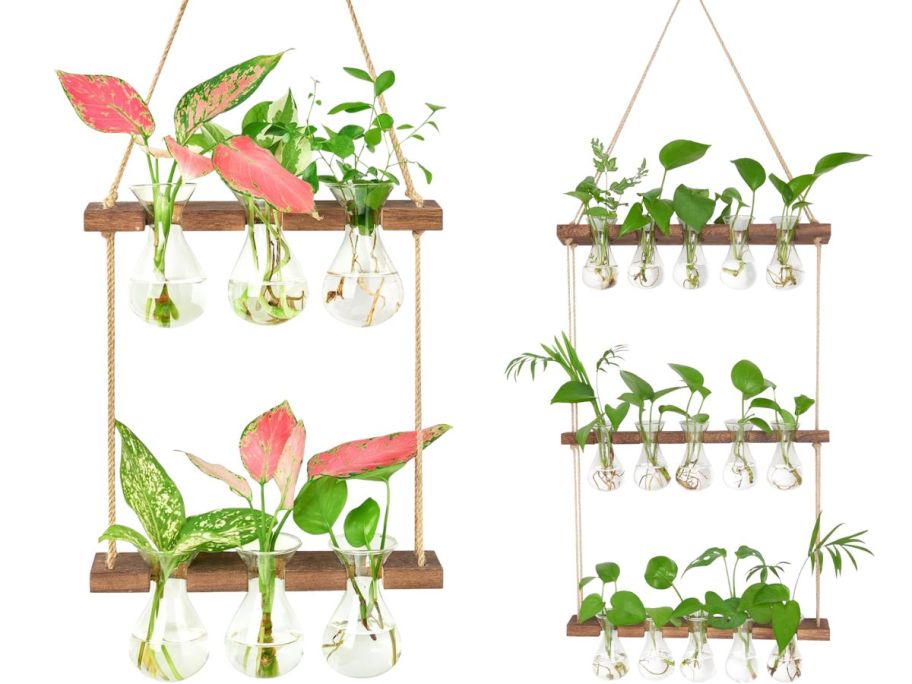 two wall hanging propagation stations