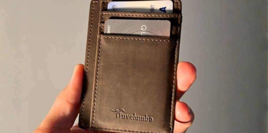 Slim RFID Blocking Wallet Only $4 on Amazon | Over 8,800 5-Star Reviews