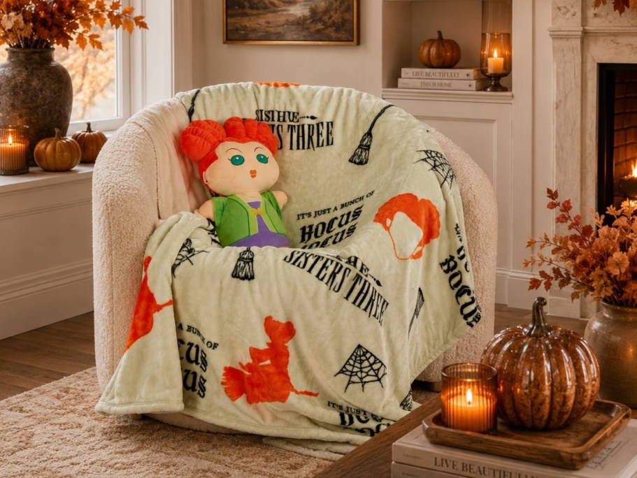 Hocus Pocus Character Pillow & Blanket Sets Just $24.96 on SamsClub.com