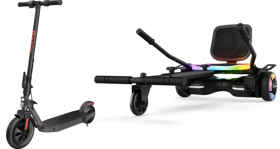 scooter and hoverboard cart