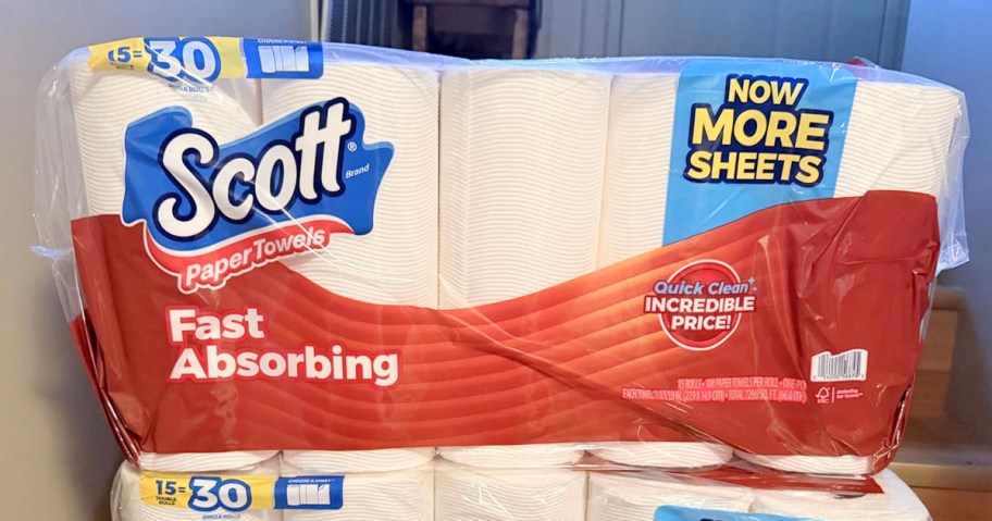 scott paper towels pack 