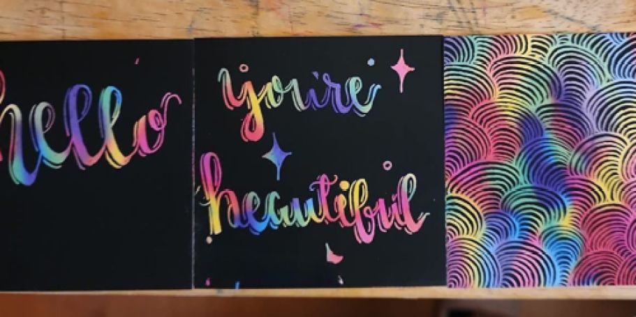 Scratch Art 165-Piece Set Only $4 Shipped on Amazon (Regularly $9)