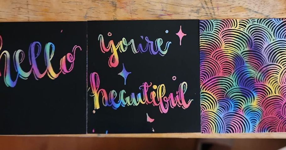 Scratch Art 165-Piece Set Only $4 Shipped on Amazon (Regularly $9)