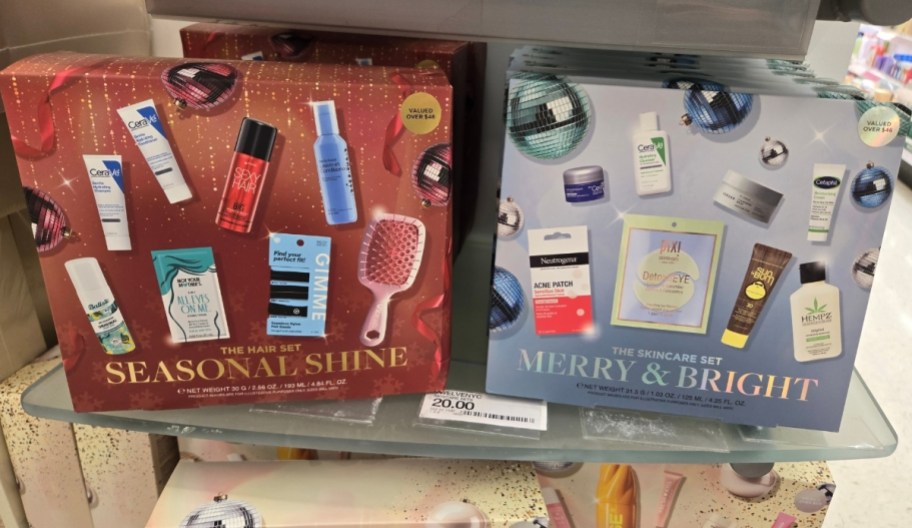 hair and skin care discovery sets