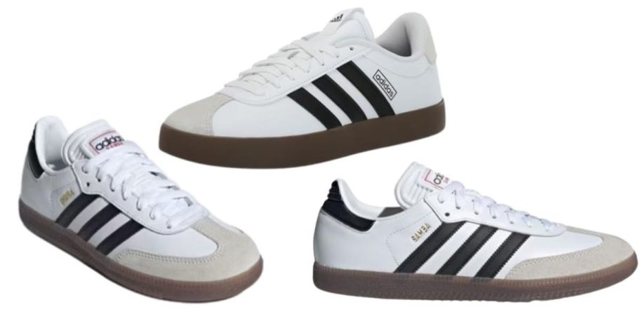 three adidas shoes