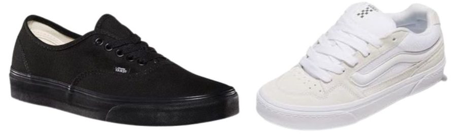 two vans shoes