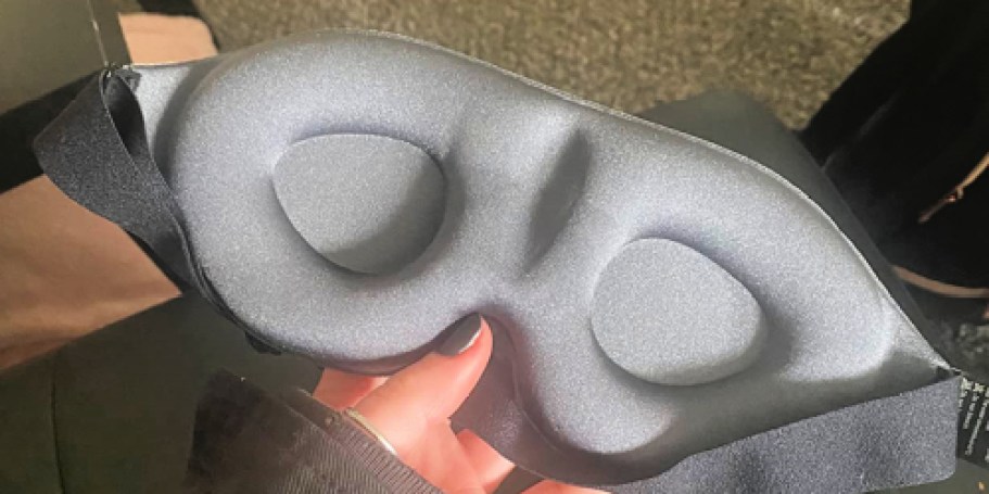 Sleep Mask Just $3.49 on Amazon | Blocks 100% of Light