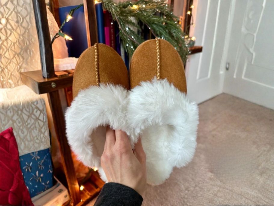 Fuzzy Women’s Slippers Under $10 on Amazon (Fun Galentine’s Day Gift)