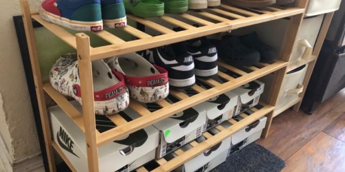 Bamboo Shoe Rack Only $11 Shipped w/ Amazon Prime (Reg. $30)