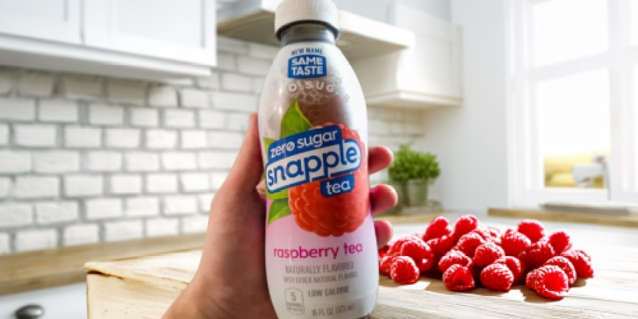Snapple Zero Sugar Raspberry Tea 12-Pack Just $8.53 Shipped on Amazon