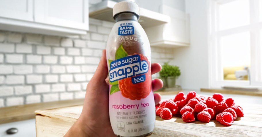 Snapple Zero Sugar Raspberry Tea 12-Pack Just $8.53 Shipped on Amazon