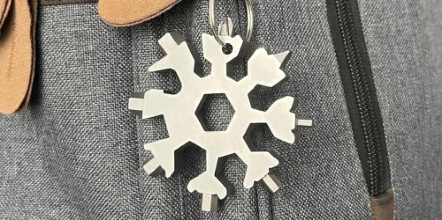 Snowflake 18-in-1 Multitool ONLY $3.99 on Amazon (Perfect Stocking Stuffer)