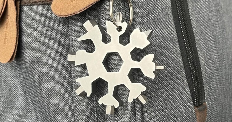 Snowflake 18-in-1 Multitool ONLY $3.99 on Amazon (Perfect Stocking Stuffer)
