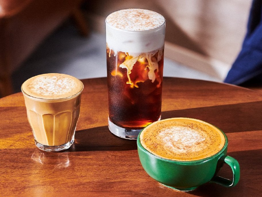 New pistachio drinks at Starbucks.