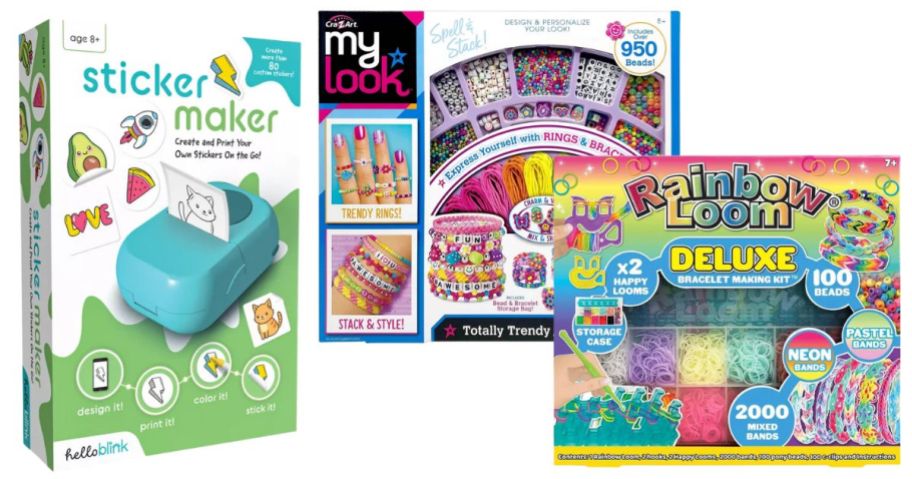 three craft toys & activity kits
