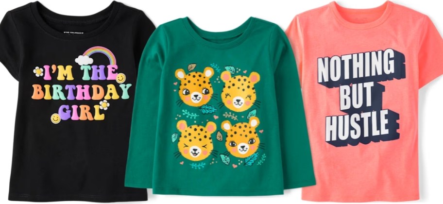 three kids graphic tess