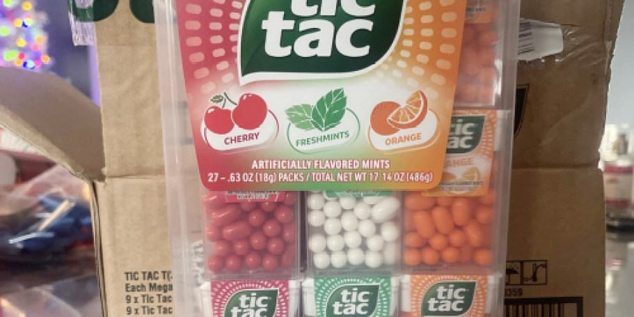 Giant Tic Tac Box w/ 27 Packs Only $24 Shipped on Amazon