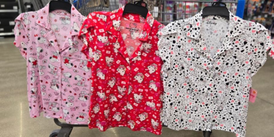 Valentine’s Day Pajamas from $9.98 at Walmart