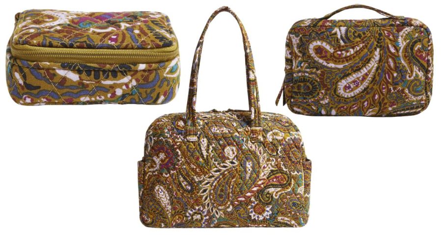 three vera bradley bags