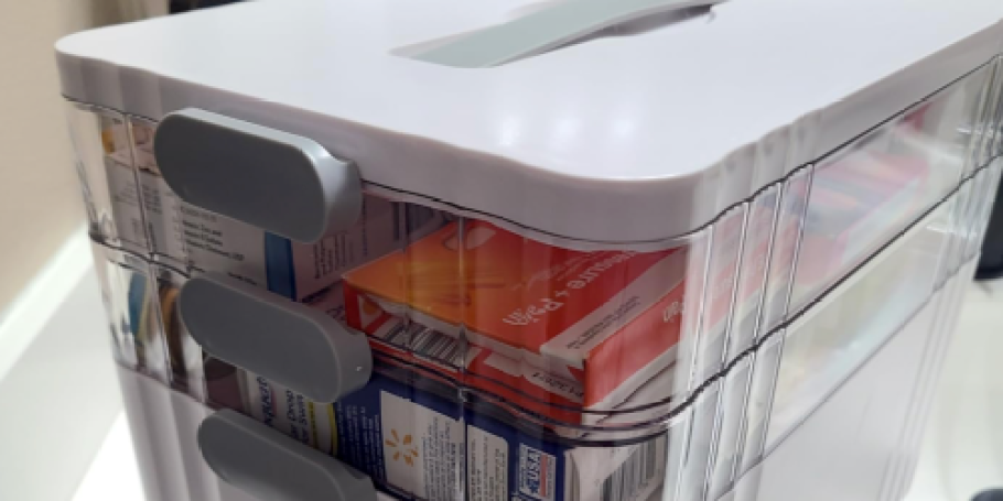 Save 40% on This Viral 3-Tier Medicine Organizer w/ Amazon Prime!