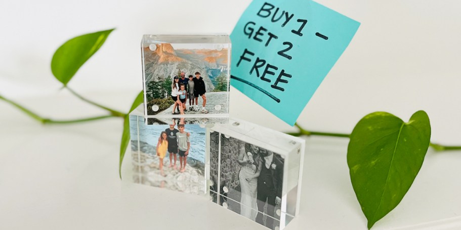 Buy 1, Get 2 FREE Walgreens Acrylic Photo Blocks + Free Same Day Pickup | Great Gift Idea