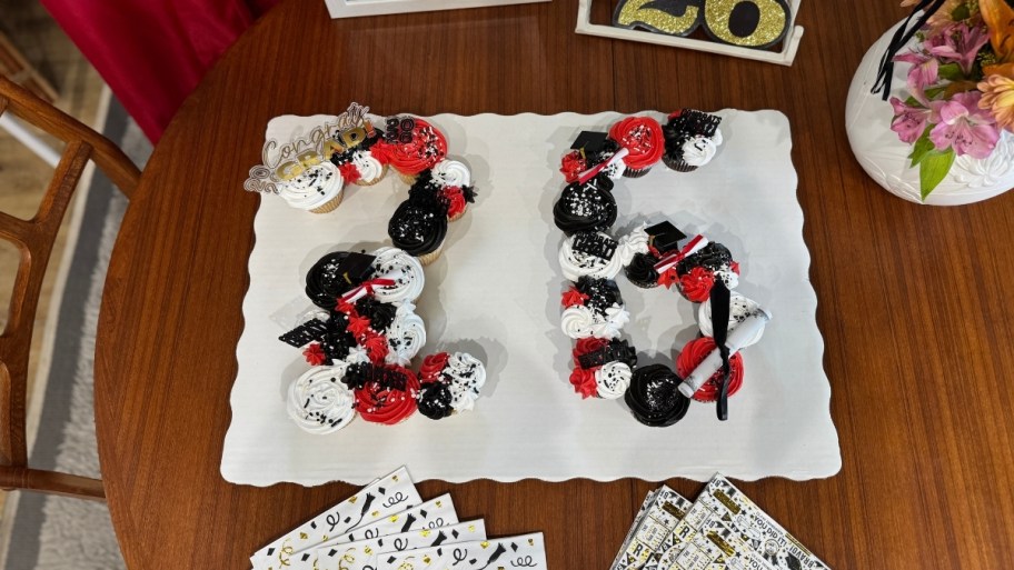 a custom cupcake 26 cake from Walmart