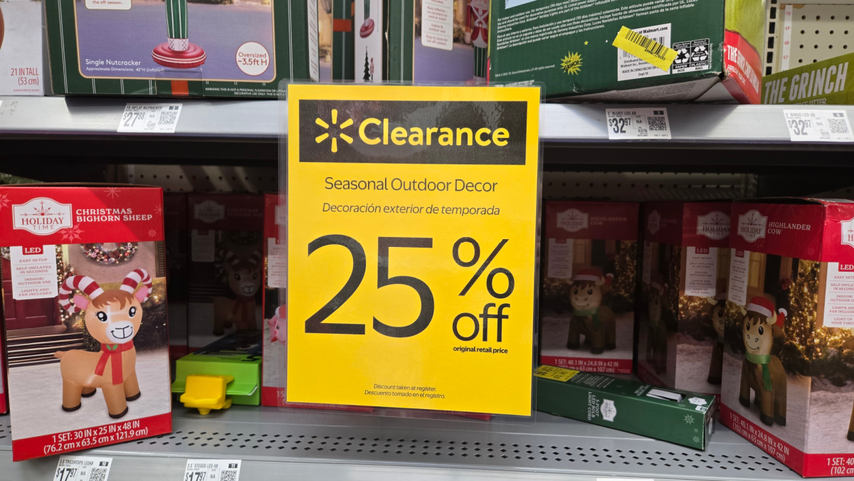 Early Christmas Clearance = Up to 45% Off Walmart Blow Molds (Little Debbie Snack Cake Tree Just $30)