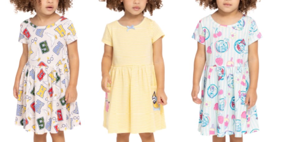 Toddler Character Dresses Only $4.99 on Walmart.com (Reg. $10) | Bluey, Harry Potter, & More!