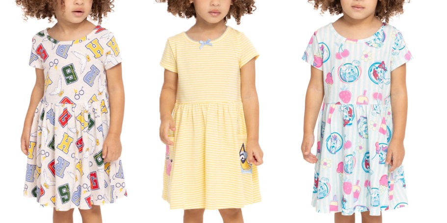 Toddler Character Dresses Only $4.99 on Walmart.com (Reg. $10) | Bluey, Harry Potter, & More!