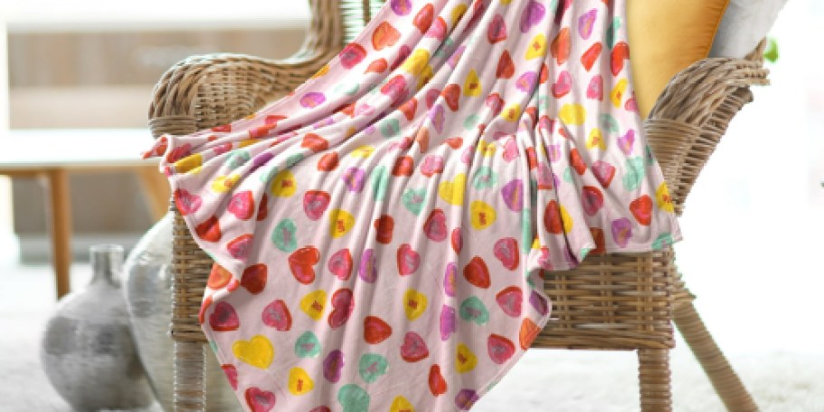 Valentine’s Throw Blankets Are Already on Walmart.com