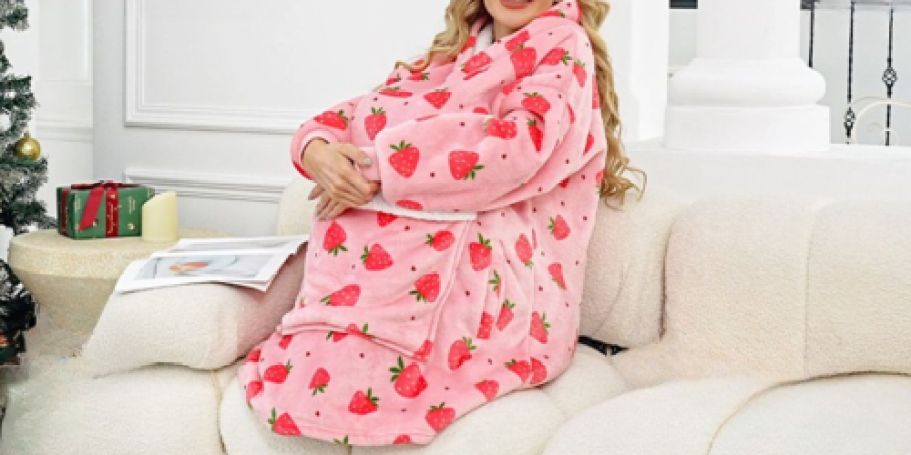 Wearable Blanket Hoodies Just $14.99 on Amazon (Reg. $30)