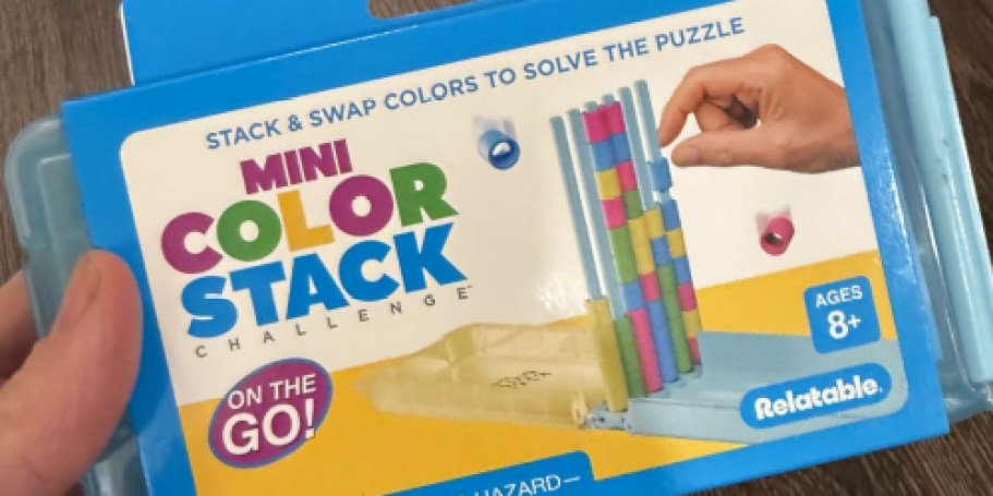 Mini Color Stack Challenge Travel Game Only $8.49 on Amazon (Reg. $13)