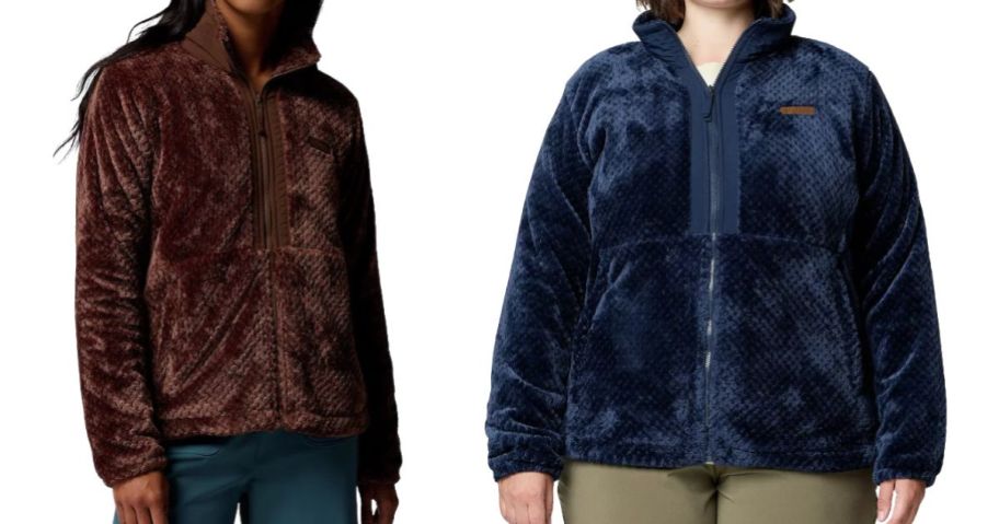 Women's Columbia Blue Point Creek Shirt Jacket and Plus Size Women's Columbia Cloud Point Snap Fleece