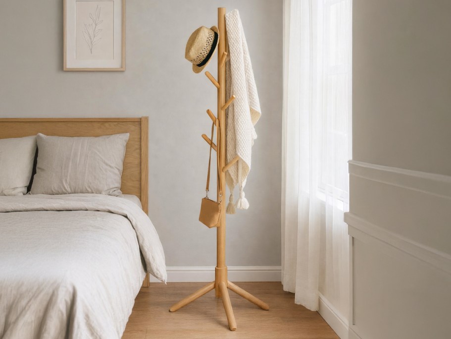 Wooden Coat Rack Only $12.99 on Amazon (Reg. $27)
