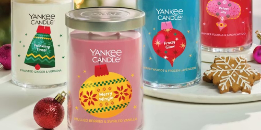 Yankee Candle Large Jars & Tumblers Only $12 (Regularly $35)