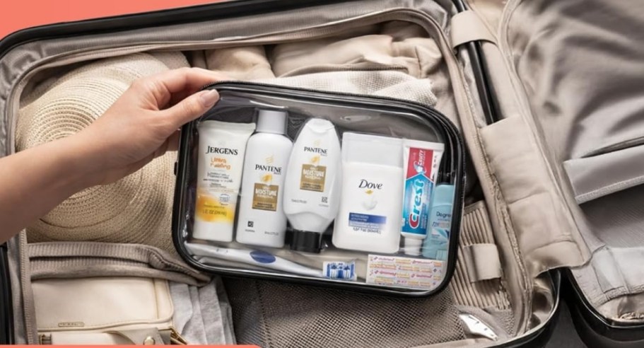 15-Piece Travel Toiletry Bag Just $9.99 on Amazon (Reg. $14)