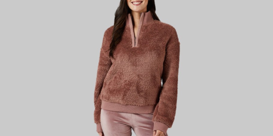 32 Degrees Women’s Sherpa Jacket Only $14.99 (Reg. $68) + Free Tote