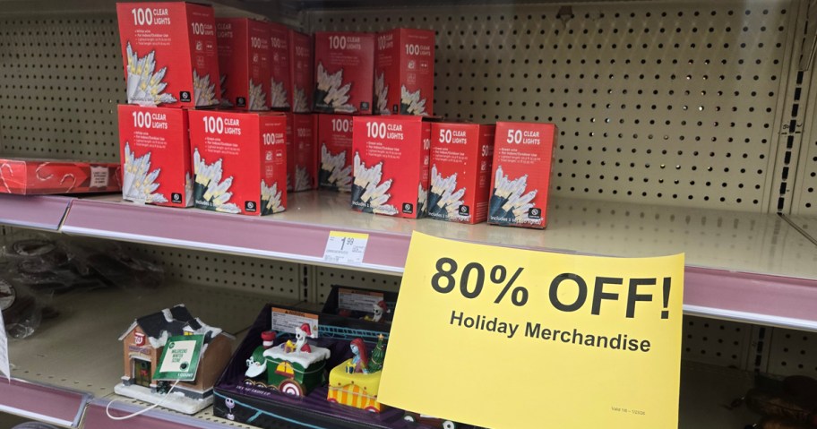 80% off Holiday Merchandise at Walgreens