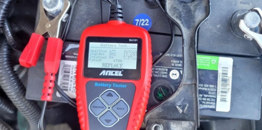Don’t Get Stranded: $12 Off Car Battery Tester on Amazon
