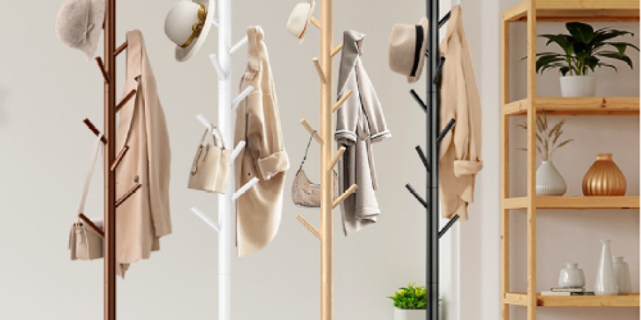 Wooden Coat Rack Only $14.99 on Amazon (Reg. $30)
