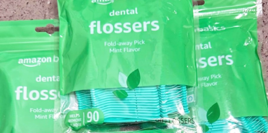 Amazon Basics Dental Flossers 540-Count Just $7.69 Shipped