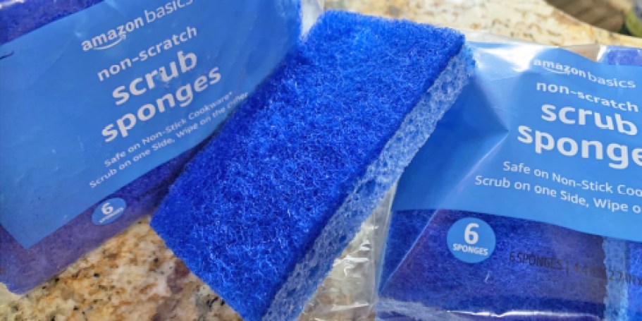 Amazon Basics Sponges 6-Pack Only $2 Shipped