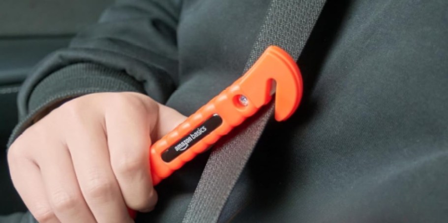 Amazon Basics Emergency Seatbelt Cutter 2-Pack Only $6.99