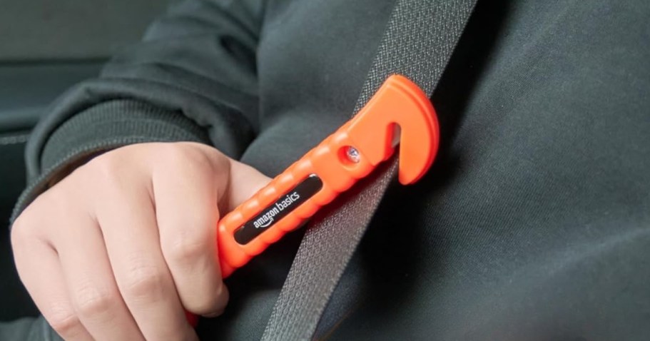 Amazon Basics Emergency Seatbelt Cutter 2-Pack Only $6.99