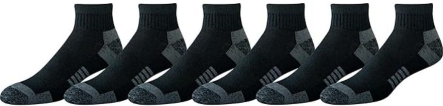 Amazon Essentials Men's Athletic Ankle Socks 6-Pack