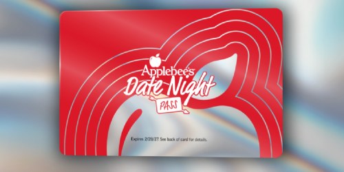 Applebee’s Date Night Pass – Get $600 Worth of Food for $100 (Register Now!)