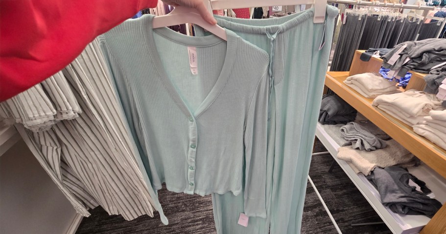NEW Women’s Cozy Ribbed Pajamas at Target