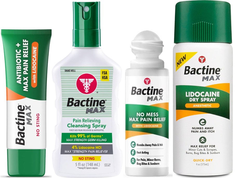 4 Bactine products in a row