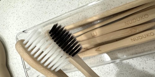 Bamboo Toothbrush 10-Pack Only $3 Shipped on Amazon – Just 25¢ Per Brush!