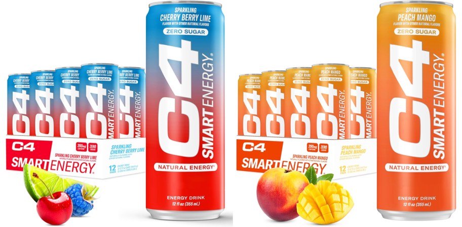 two 12-packs of C4 Energy Drinks